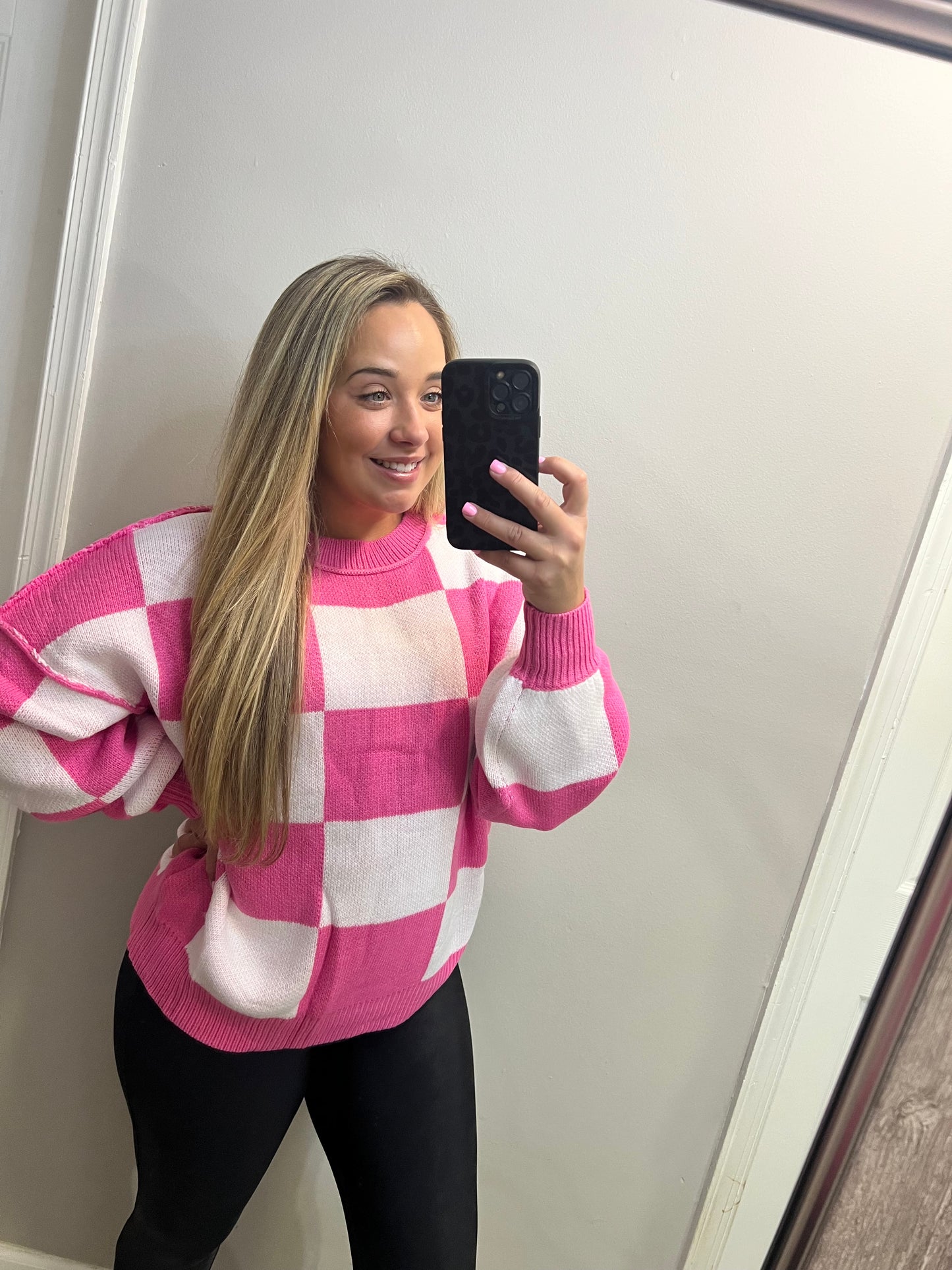 Pretty In Pink Sweater